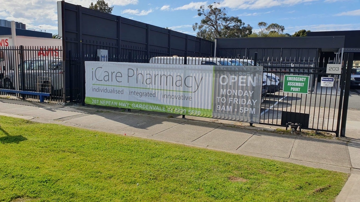 ICare Pharmacy's new Signage