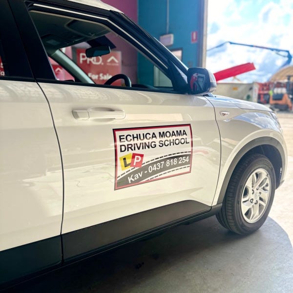 Decals for Echuca Moama Driving School