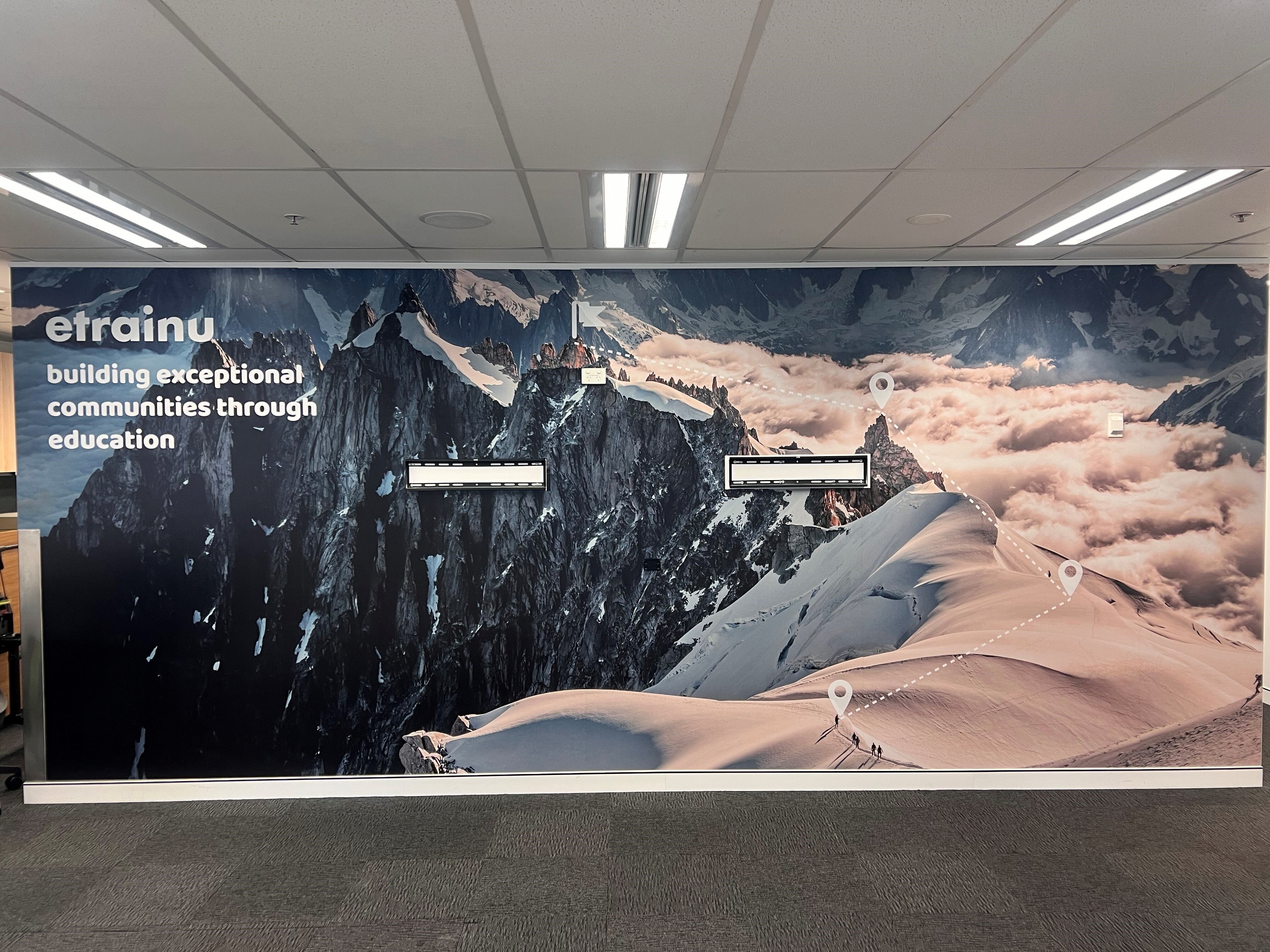 Custom wall graphics for the win!