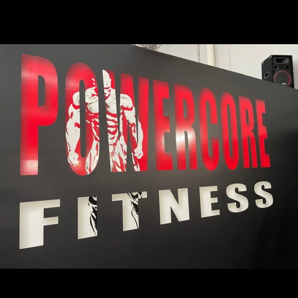Gym Signage - Powercore Fitness - Craigieburn VIC