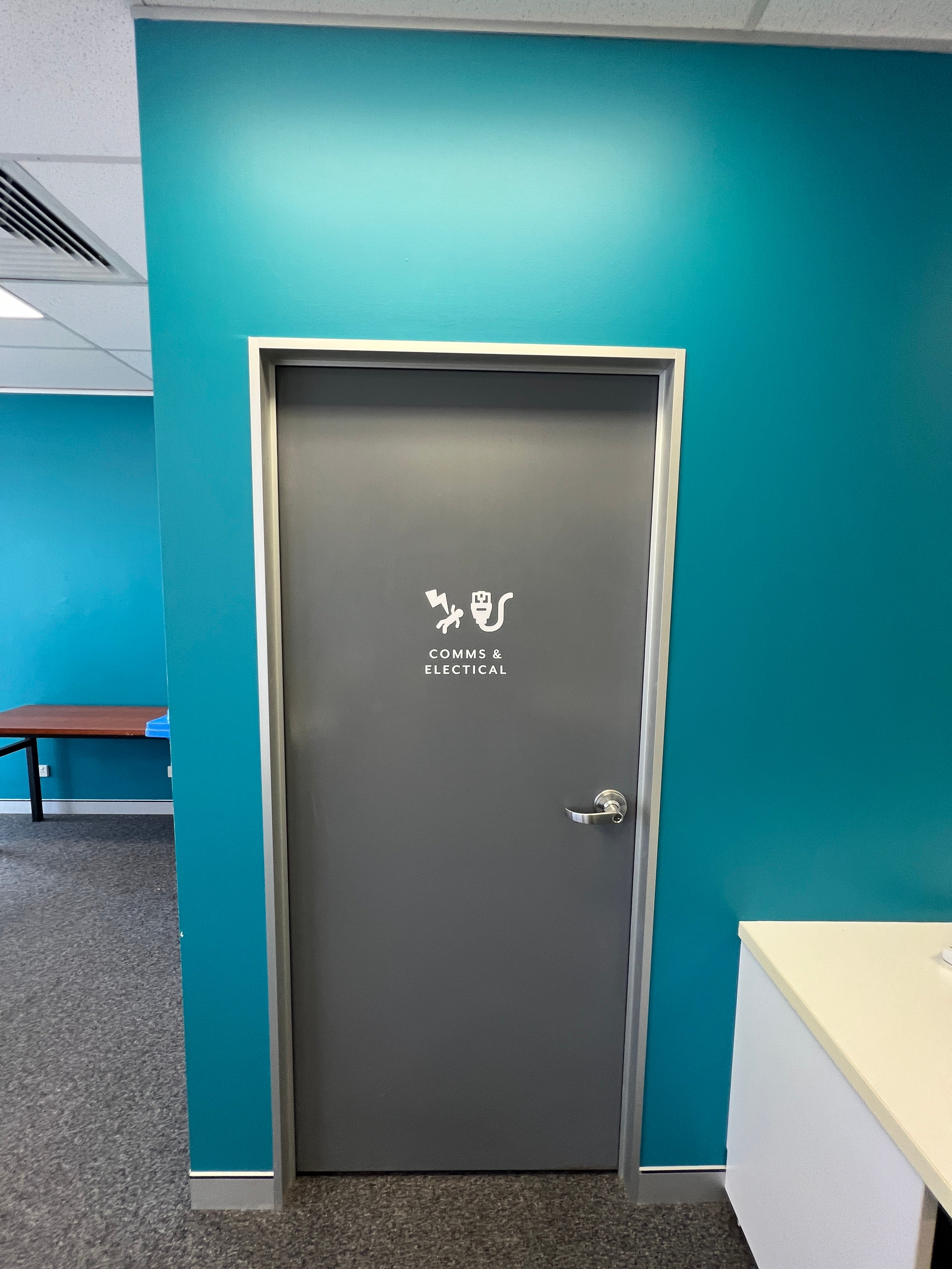 Educare College window and wall graphics