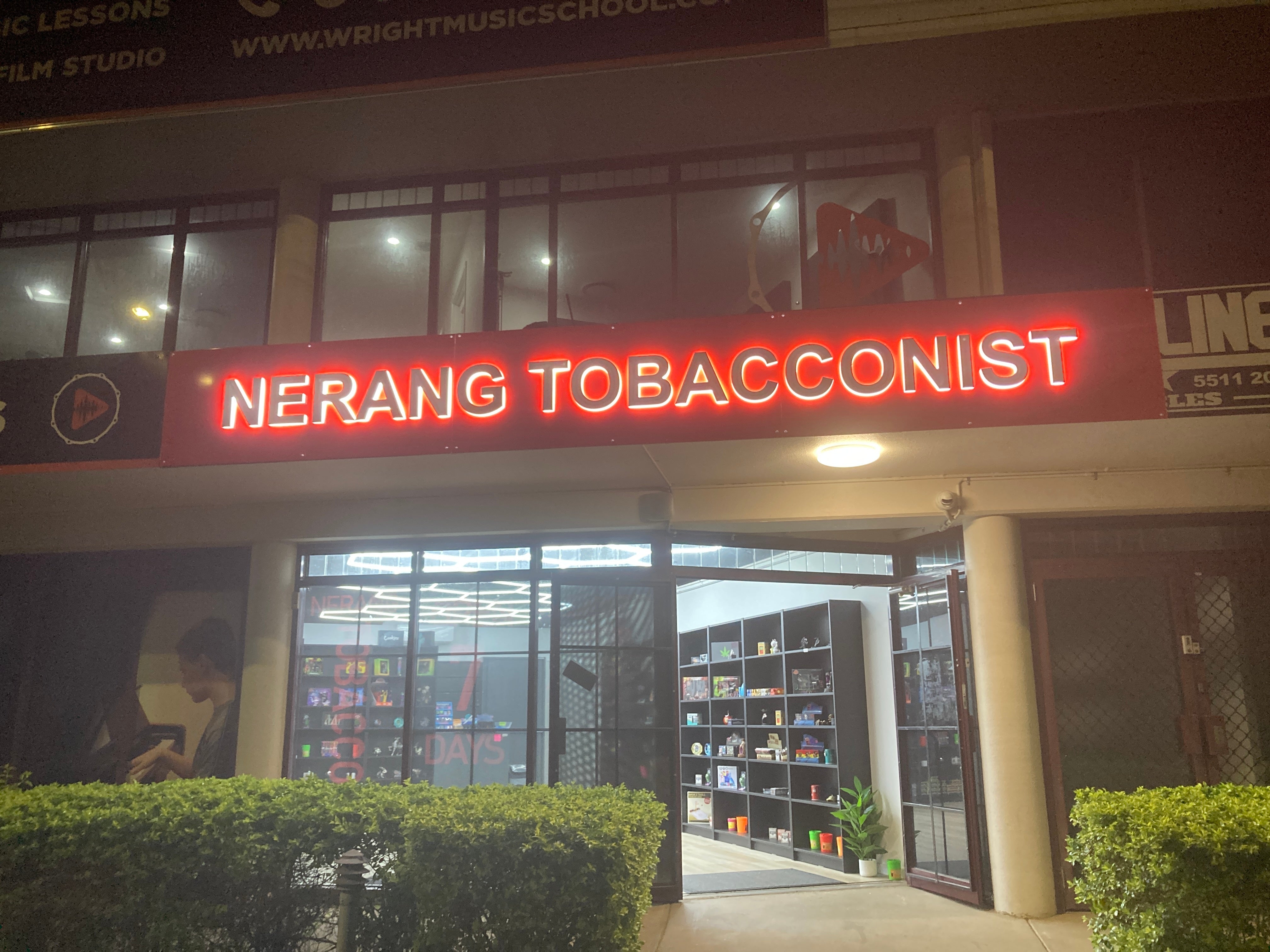 3D backlit fascia sign