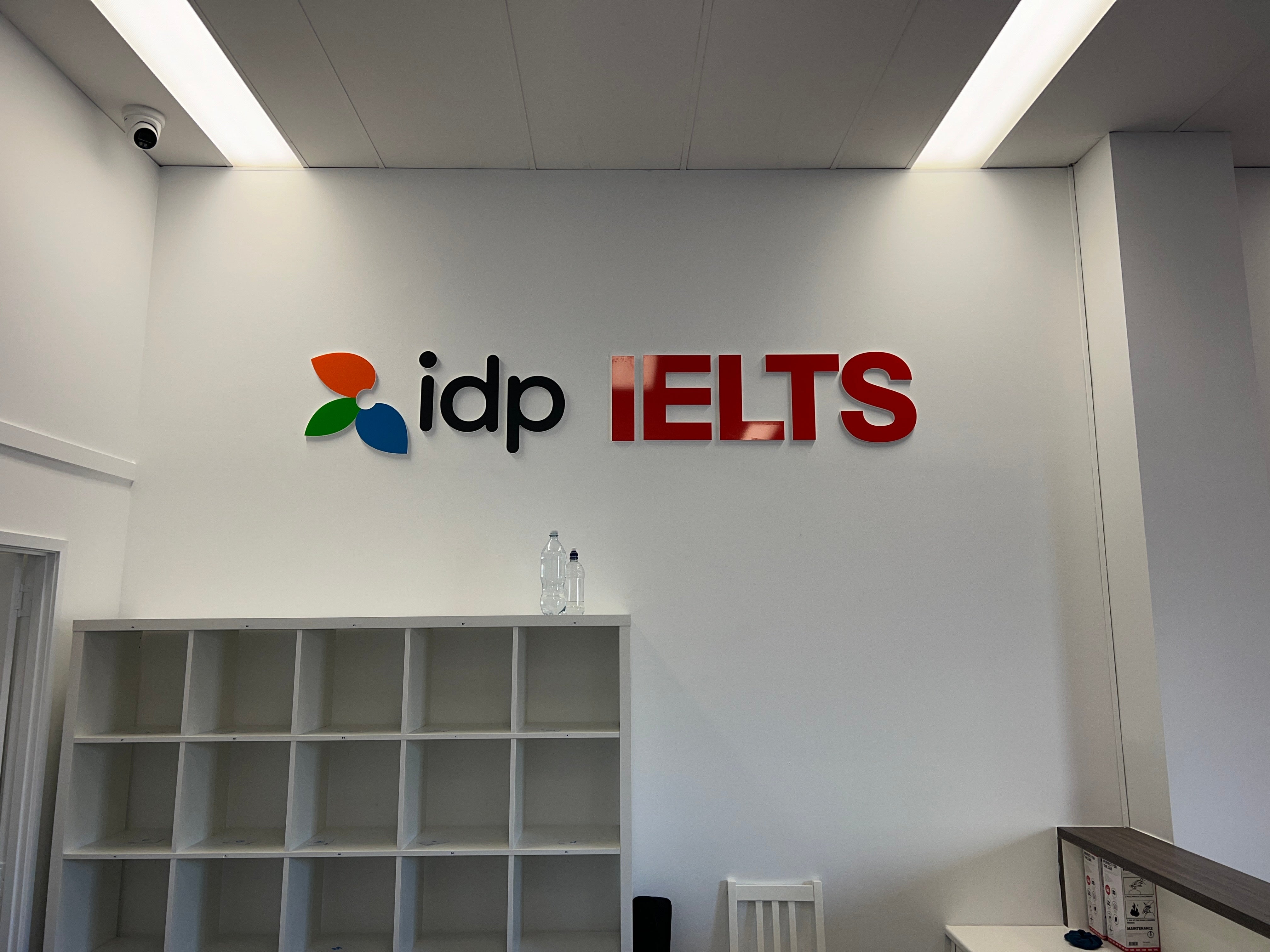 IDP IELTS new office signage