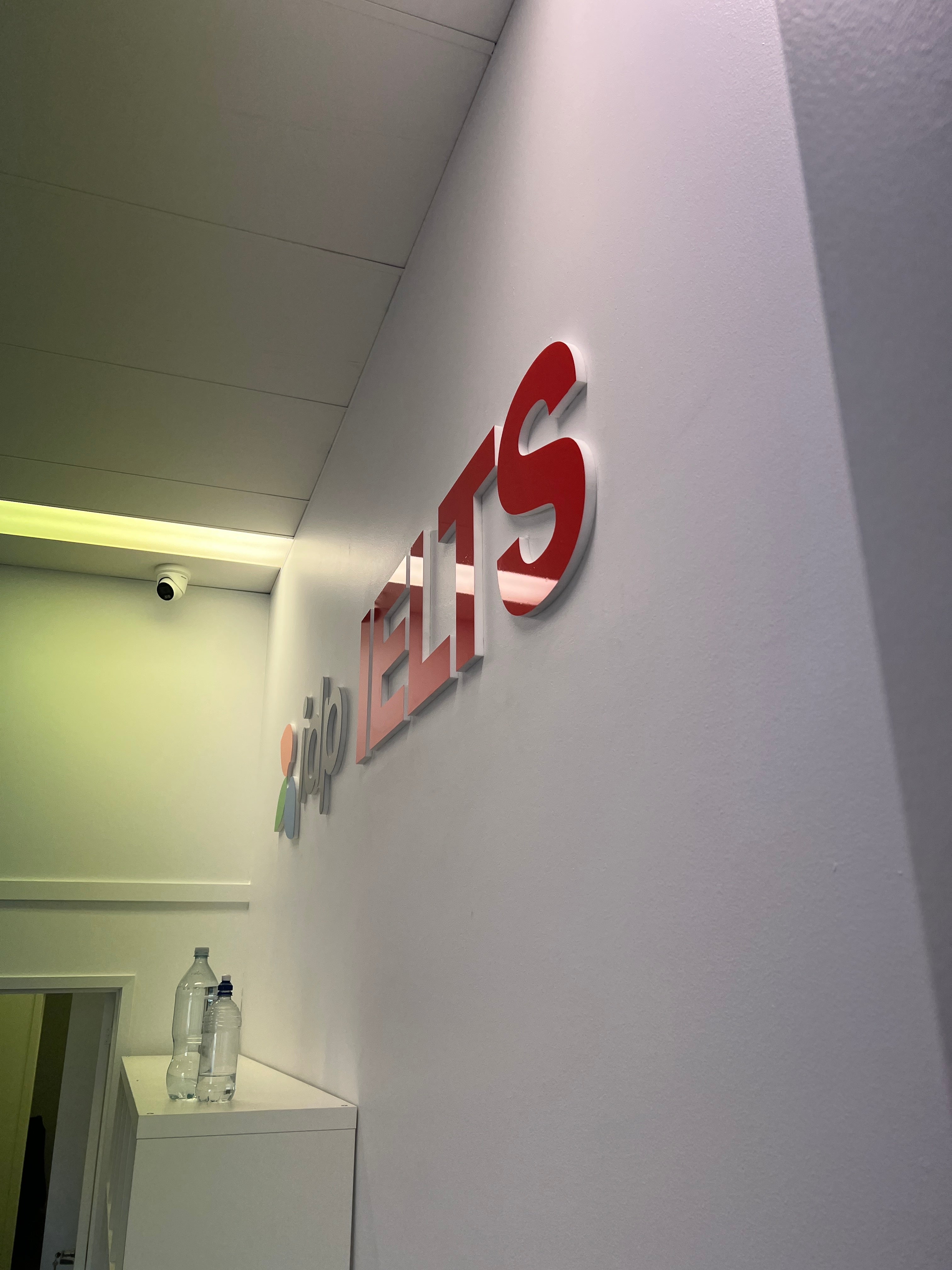 IDP IELTS new office signage