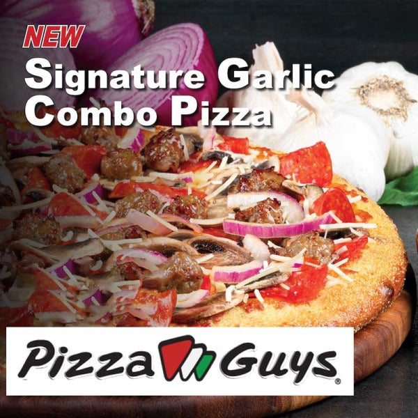 Pizza Guys Unveils Signature Garlic Combo Pizza: A Limited-Time Flavor Explosion