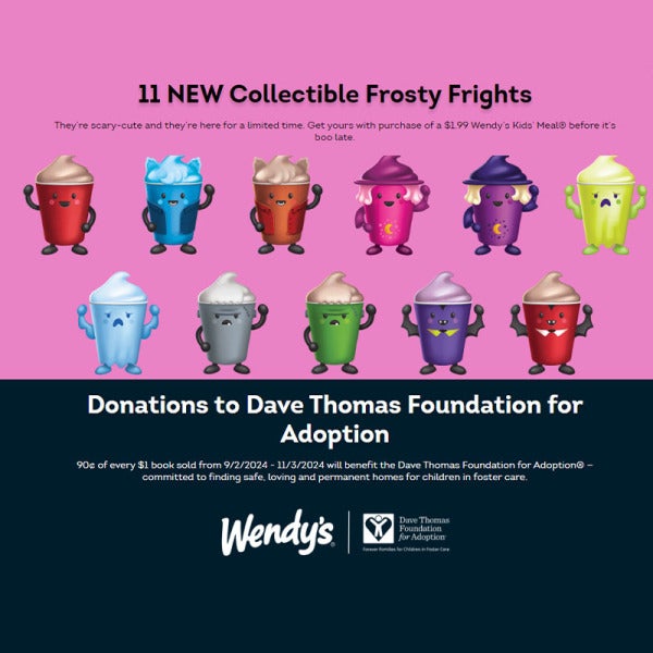 Sink Your Teeth into Wendy's HalloWEENDY's Frosty Frights Kids' Meal Collection and Boo! Books