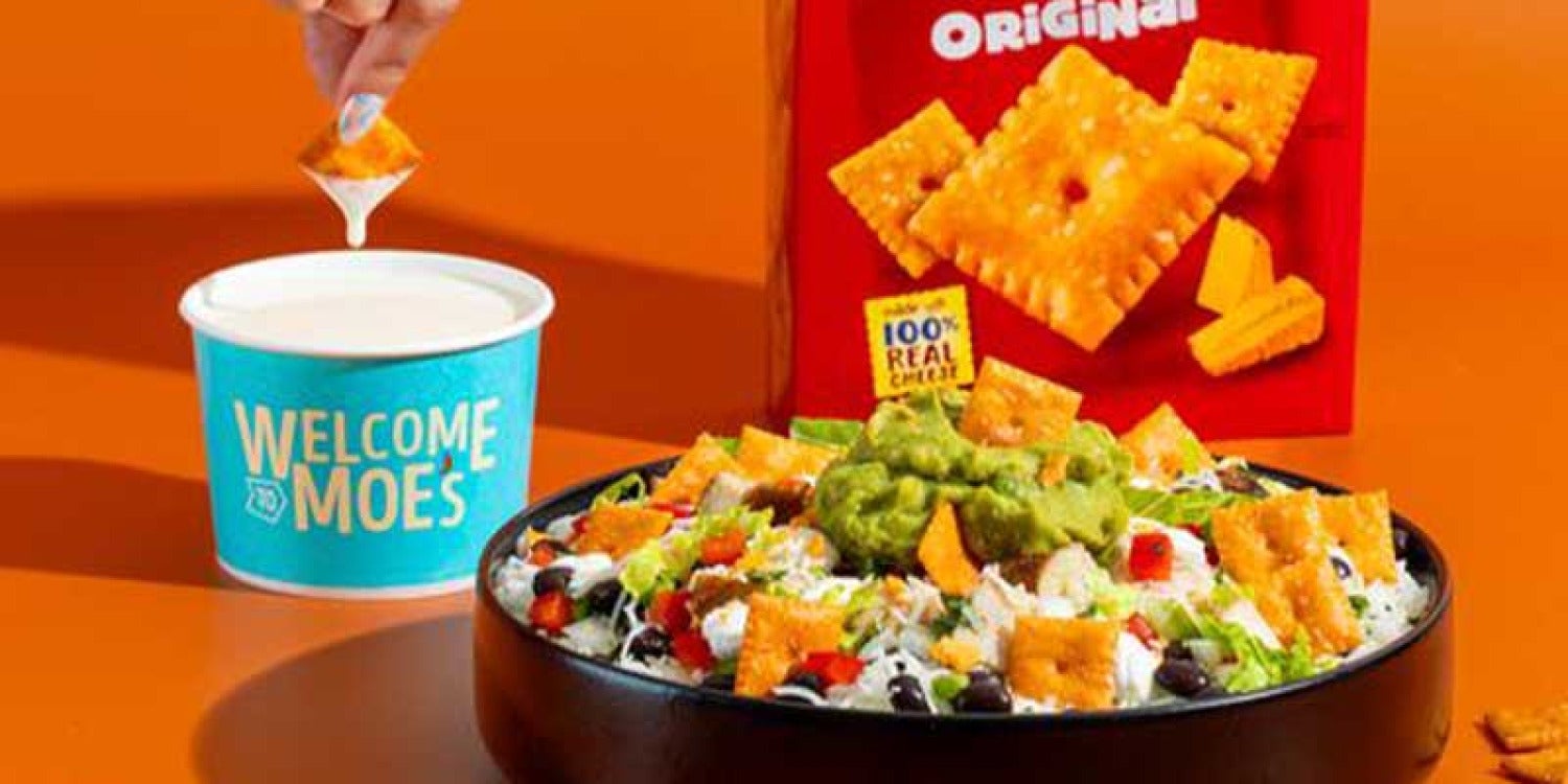 Moe's Southwest Grill and Cheez-It Team Up to Bring a Cheesy Twist to Your Favorite Entrées