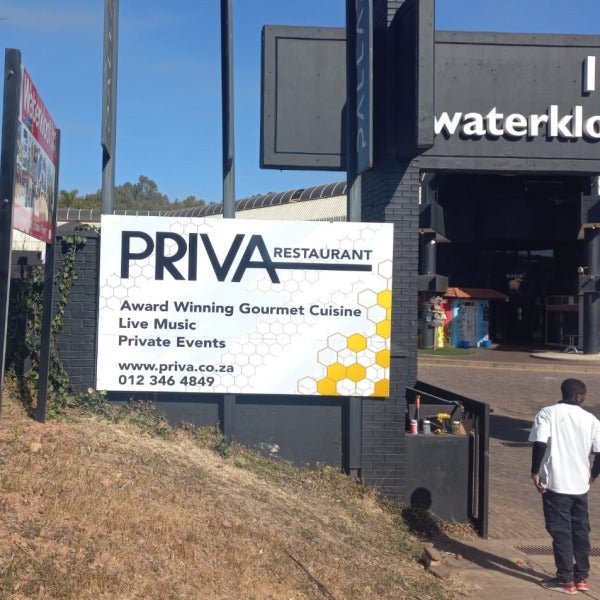 Priva Restaurant getting a facelift with Signarama Pretoria Central