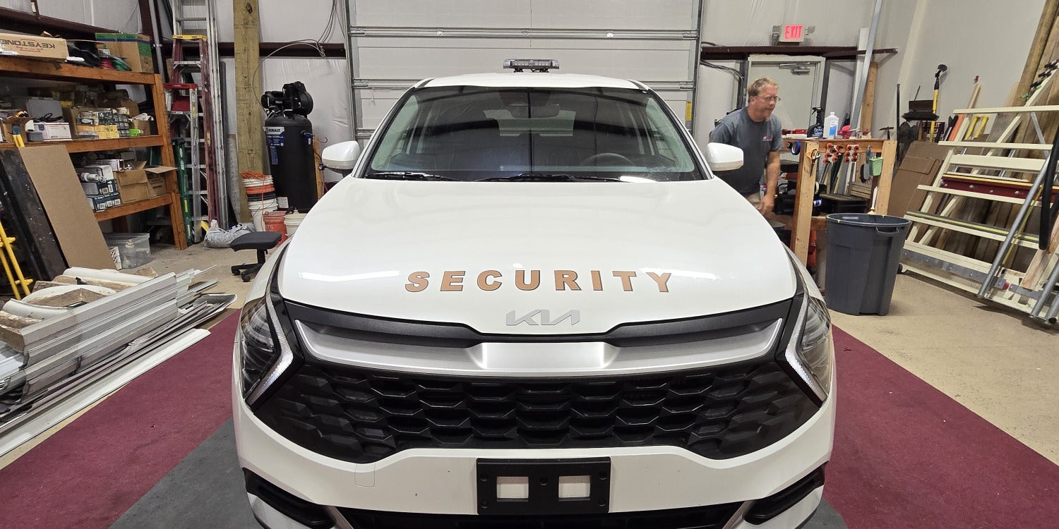 Reflective Vehicle Signage