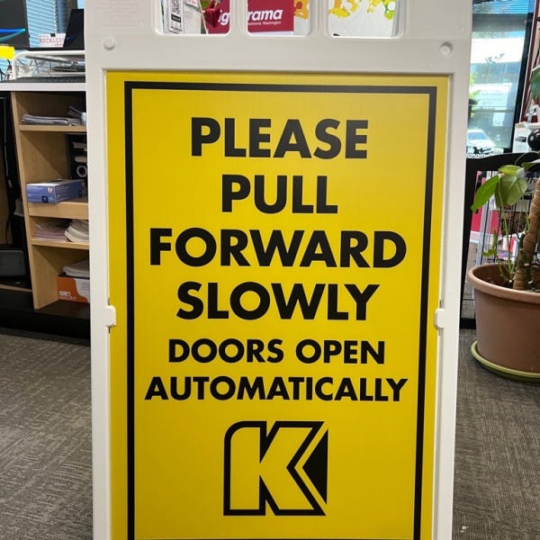 Sidewalk Signs - Portable Navigational and Informational Signage - Redmond, WA