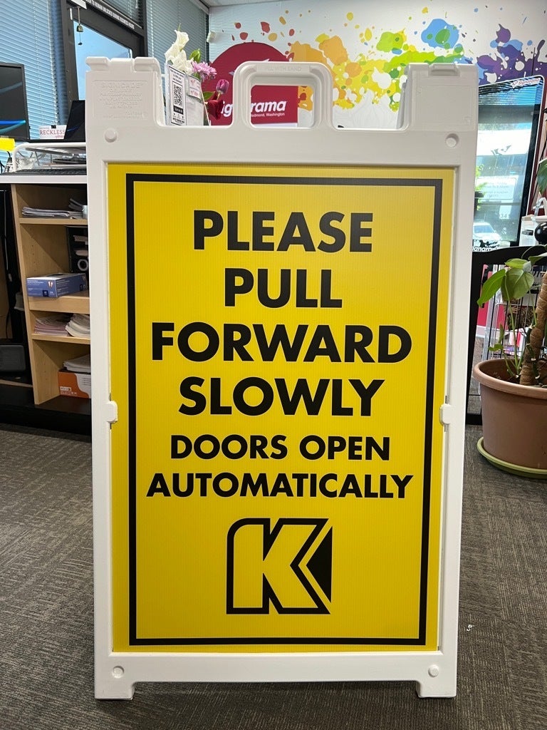 Sidewalk Signs - Portable Navigational and Informational Signage - Redmond, WA