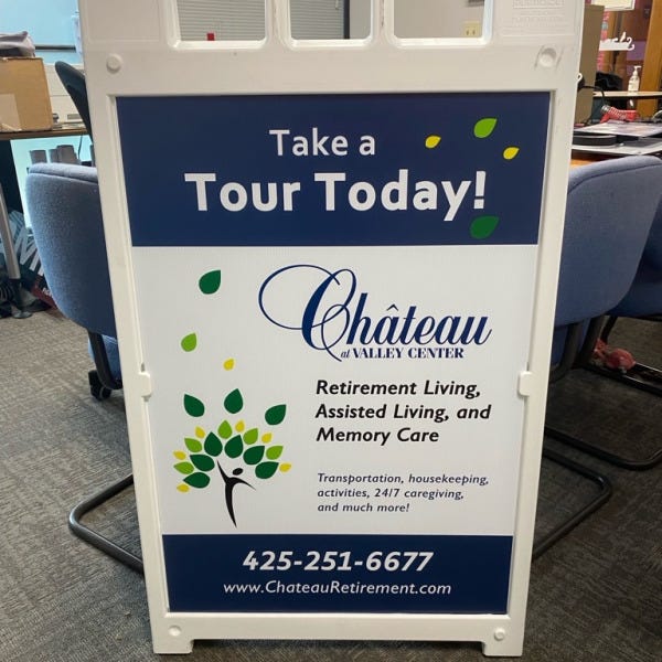 Sidewalk Signs - Portable Navigational and Informational Signage - Redmond, WA