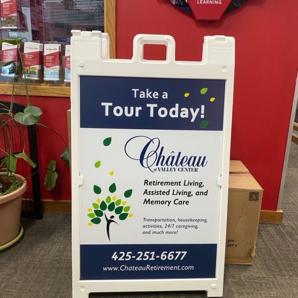 Sidewalk Signs - Portable Navigational and Informational Signage - Redmond, WA