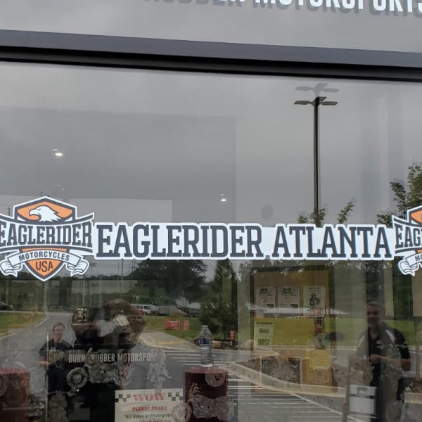 Inside window decal