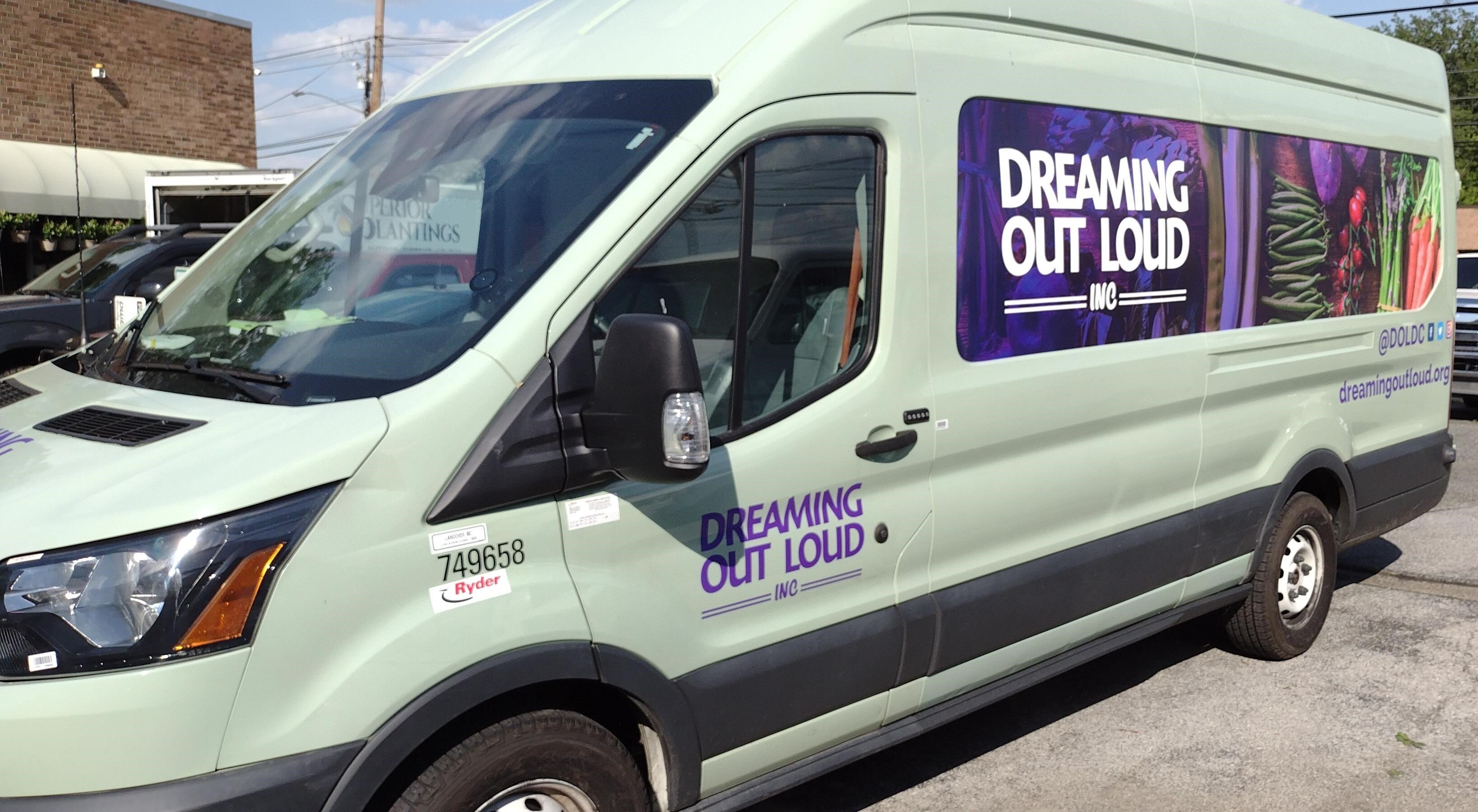 Supporting DC's Dreaming Out Loud’s Mission with Compelling Vehicle Graphics