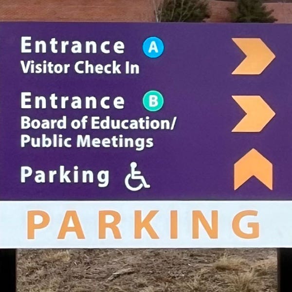 college-signage