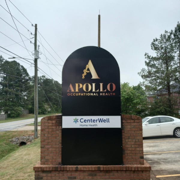 Apollo-Occupational-Health-Monument-Sign