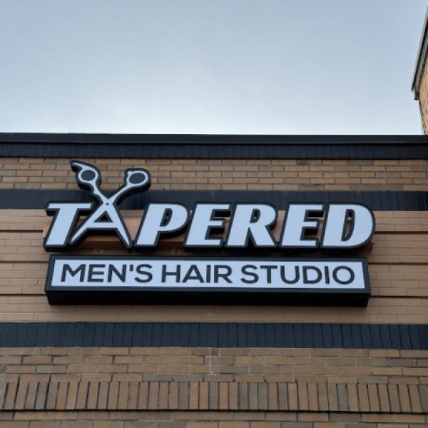 Tapered-Men's-Hair-Studio-Channel-Letters