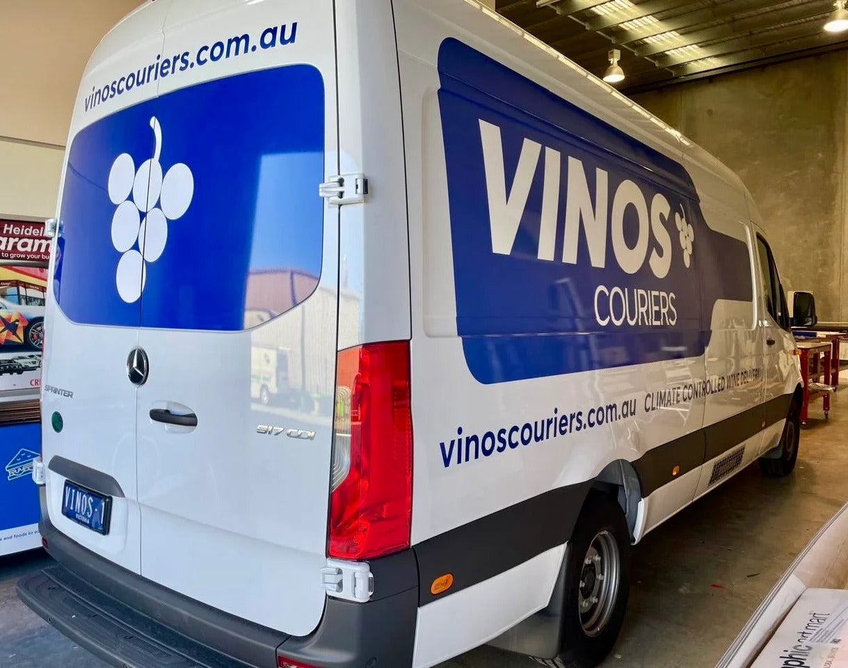 Van Signage - Vinos Couriers