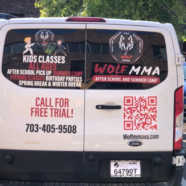 Signarama Tysons Corner Helps Wolf MMA Hit the Road with Custom Vehicle Graphics
