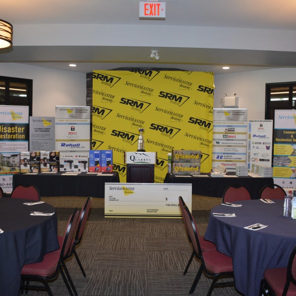 Golf Tournament Signage for ServiceMaster Restore in Edmonton, AB