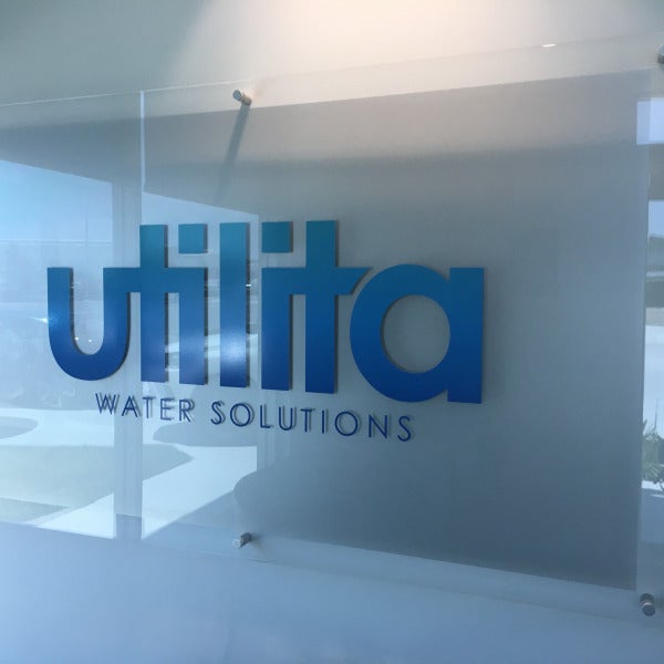 Reception Signage looking schmick!