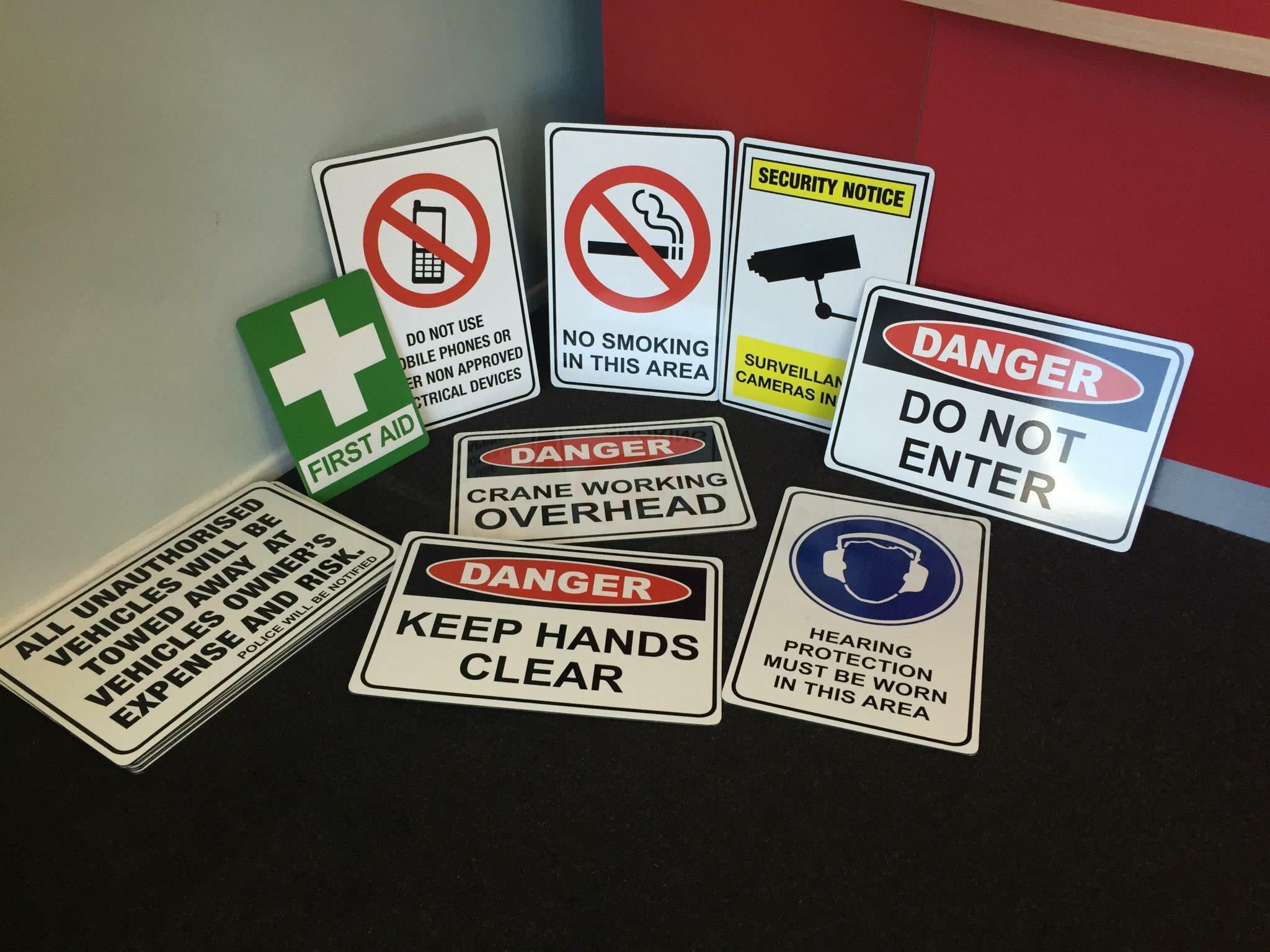 Wayfinding, Directional and Safety Signs