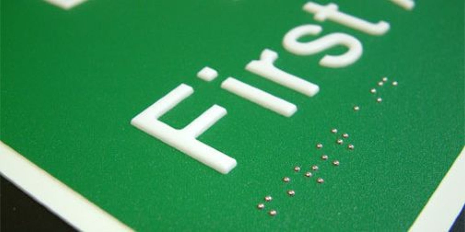 Accessibility & Braille Signs