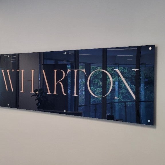 Reception Sign for Property Office in Southport Gold Coast