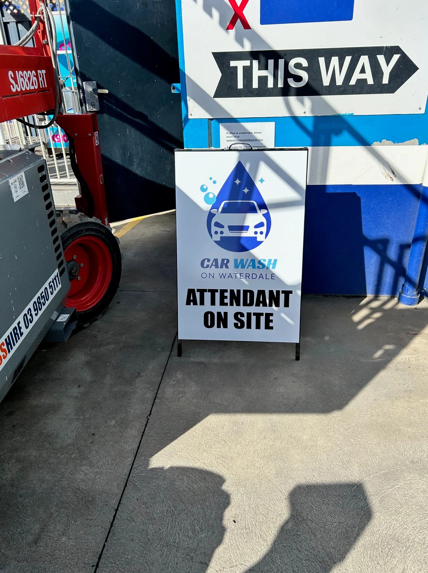 Carwash Signage - Carwash on Waterdale - Heidelberg West VIC.