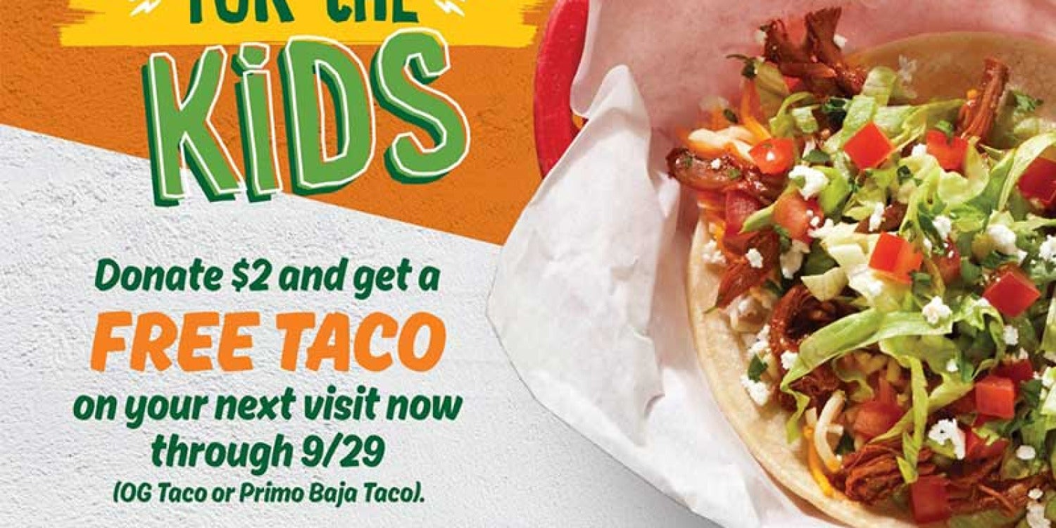 Fuzzy's Taco Shop Joins Forces with No Kid Hungry to Fight Childhood Hunger Fuzzy's Taco Shop Joins Forces with No Kid Hungry to Fight Childhood Hunger