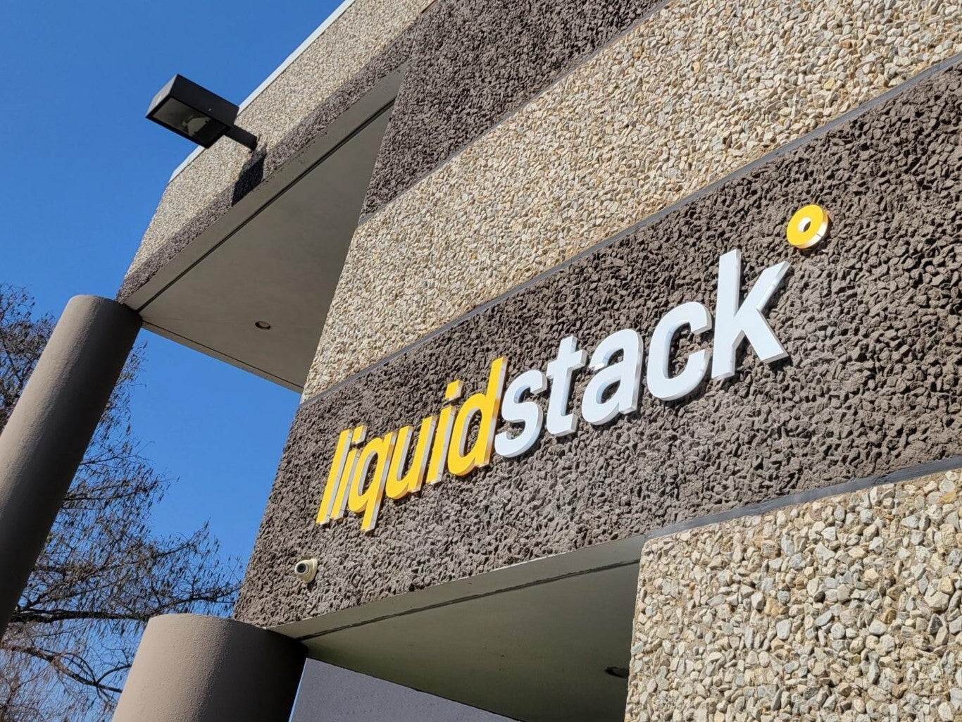 High Tech Building Sign