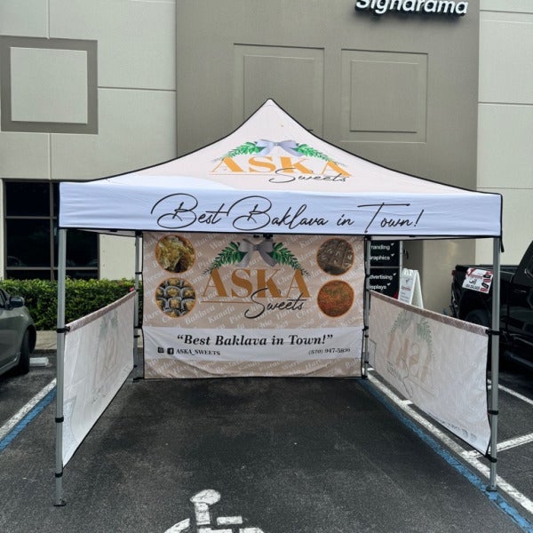 Aska Sweets - Custom Tent