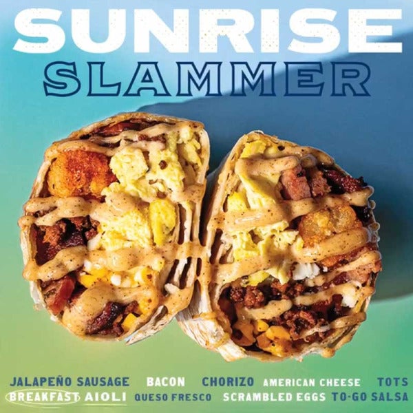 Rusty Taco Revolutionizes Breakfast with the Bold Sunrise Slammer Burrito