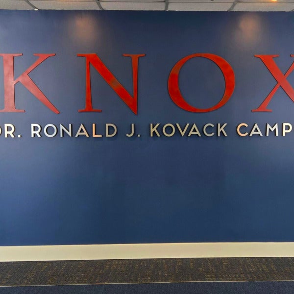 KNOX Theological Seminary, Dr Ronald J. Kovack Campus, Dimensional letters