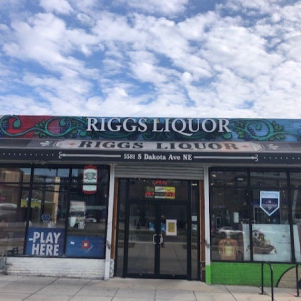 Riggs Liquor's in NE Washington DC  - Unique Facade and Channel Letter Sign