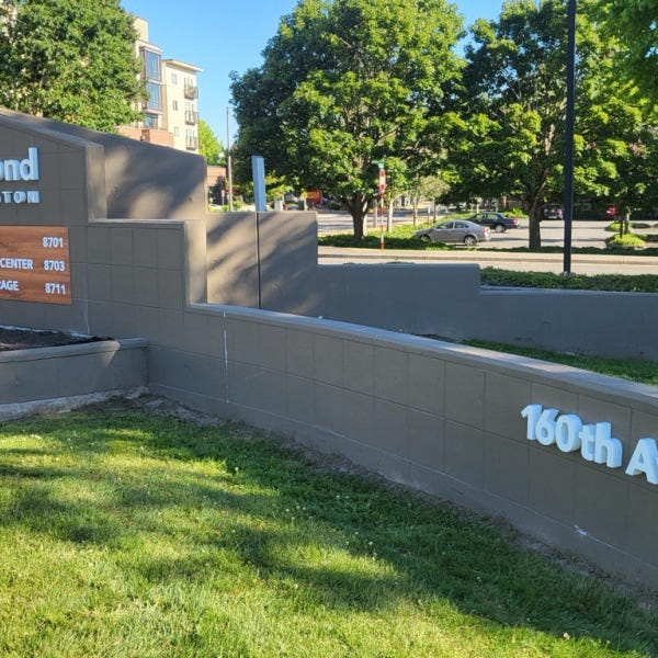 City of Redmond Monument Refresh / Update - Dimensional Letters, Logo - Redmond, WA