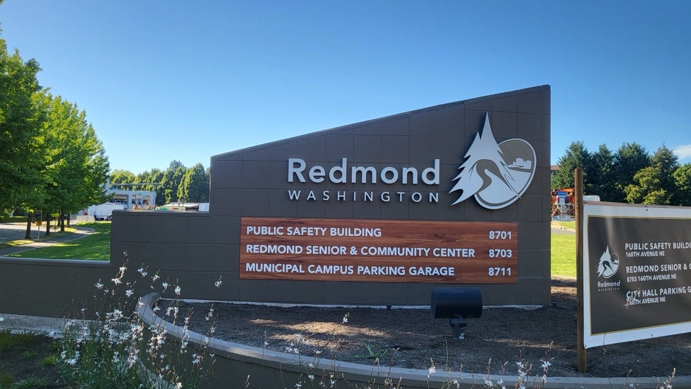 City of Redmond Monument Refresh / Update - Dimensional Letters, Logo ...