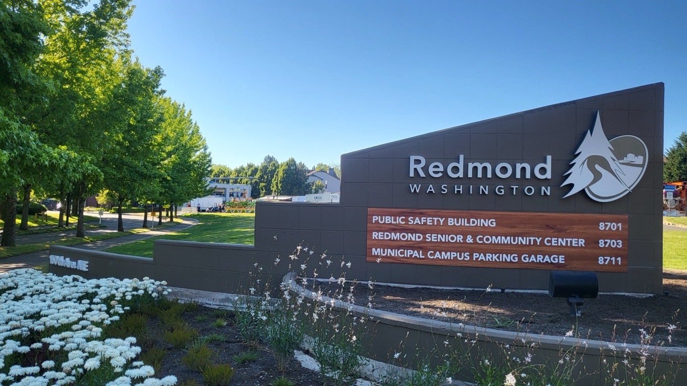 City of Redmond Monument Refresh / Update - Dimensional Letters, Logo - Redmond, WA