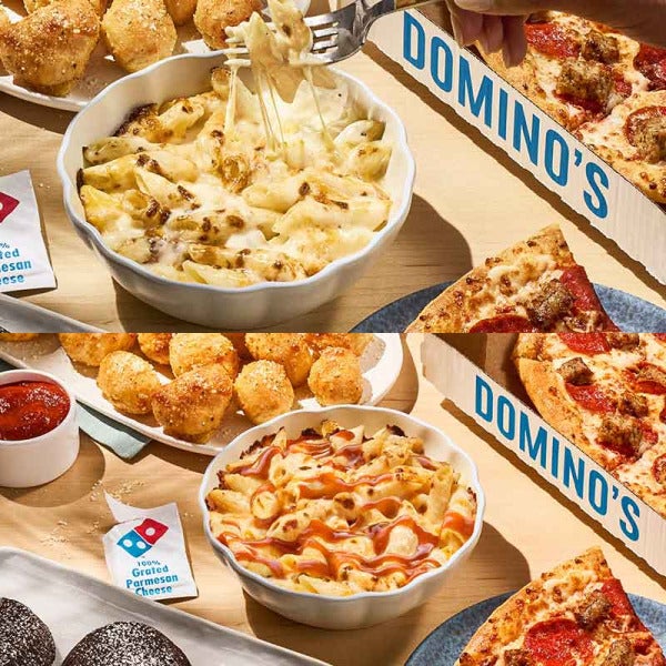 Domino's Pizza Unveils Mouthwatering Mac & Cheese Menu Additions! Domino's Pizza Unveils Mouthwatering Mac & Cheese Menu Additions!