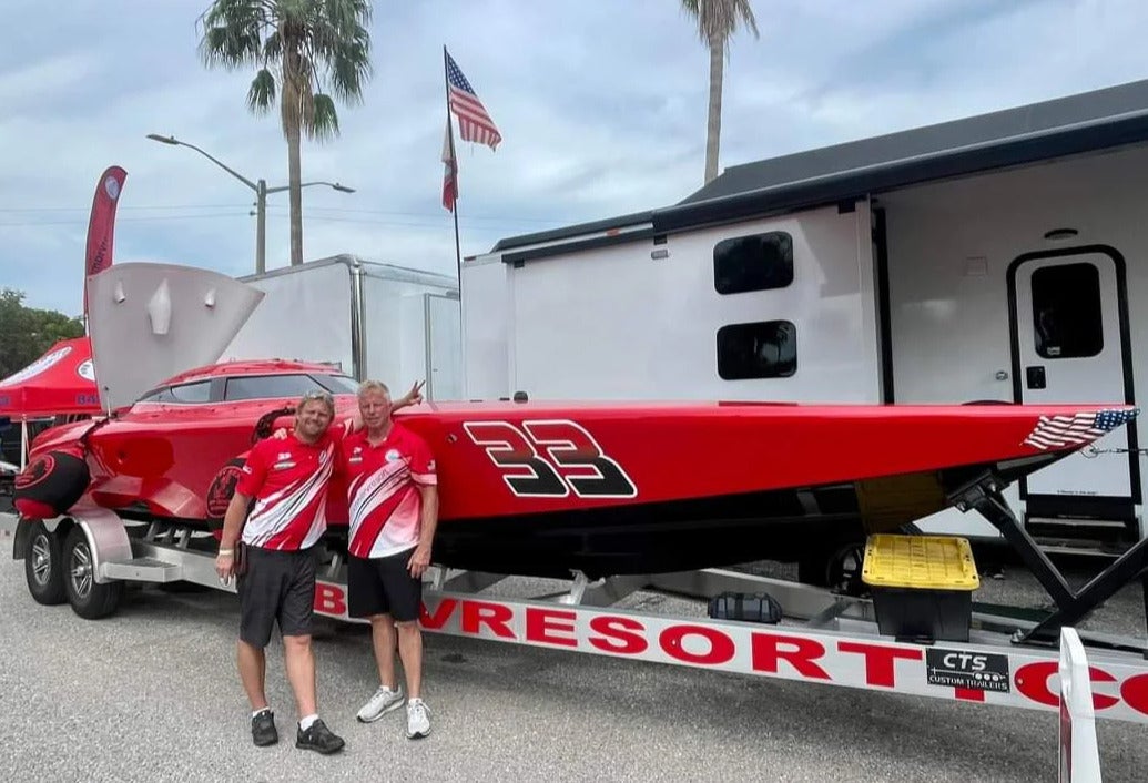 Offshore Racing Boat Lettering and Decals