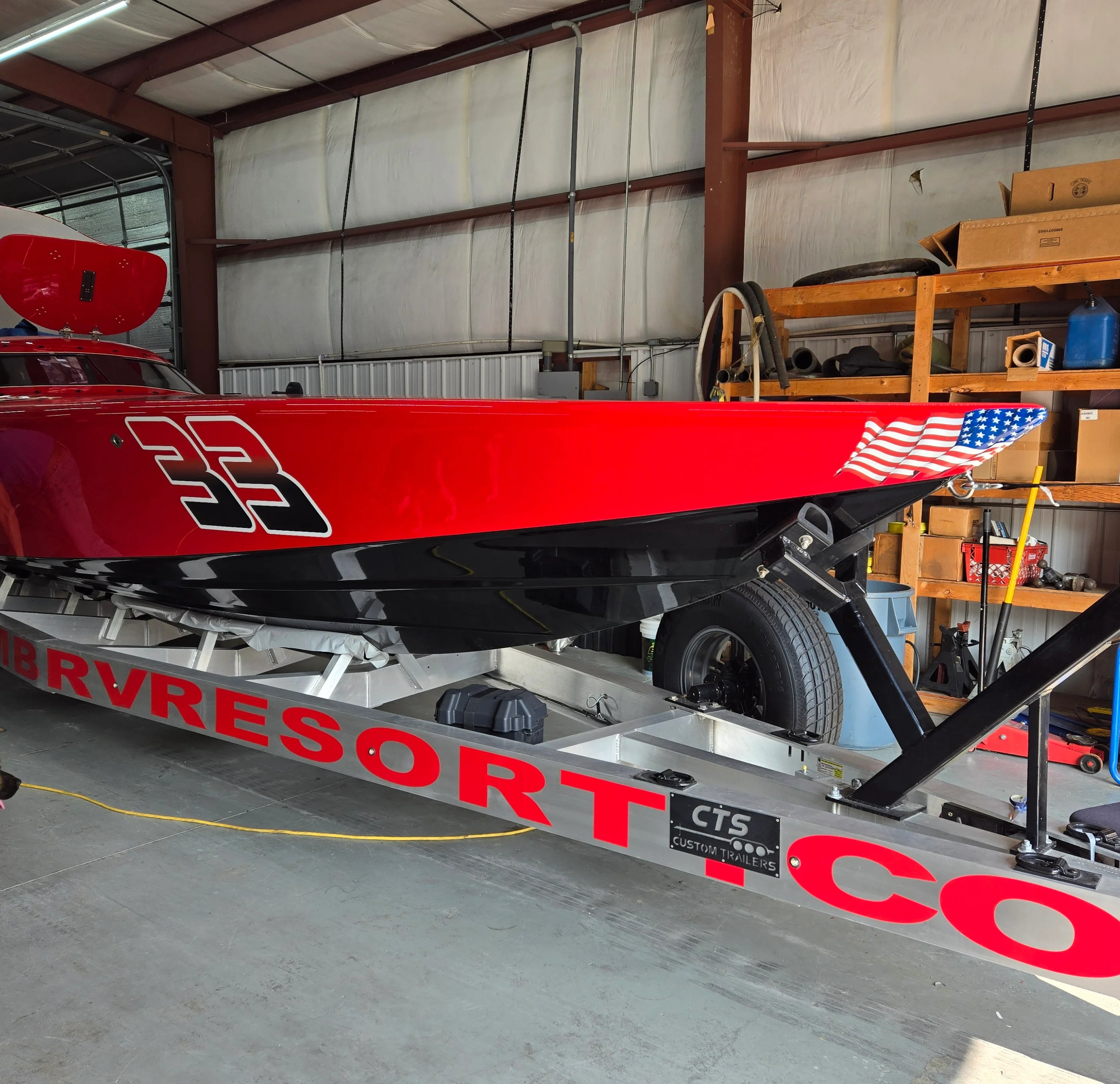 Offshore Racing Boat Lettering and Decals