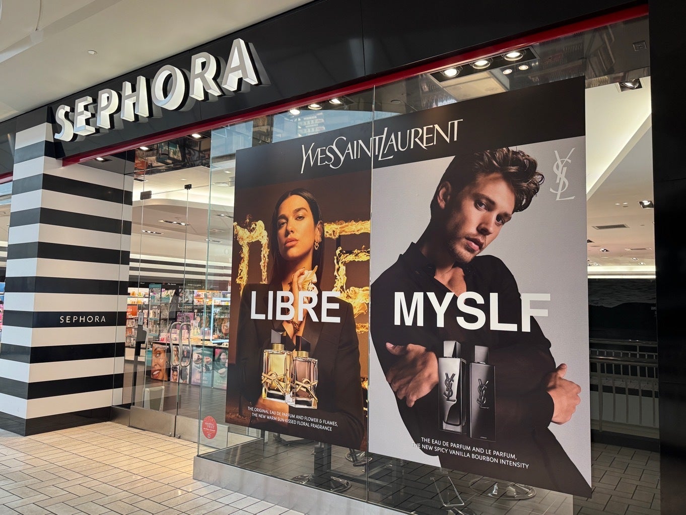 Signarama Tysons Corner Transforms Sephora Windows for Exclusive Yves Saint Laurent Event