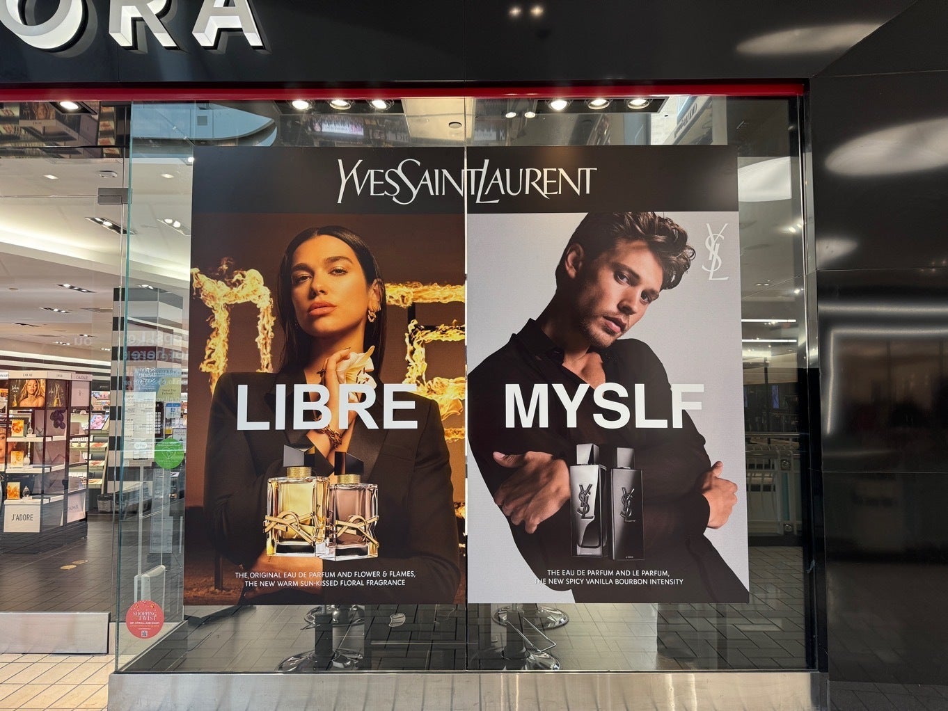 Signarama Tysons Corner Transforms Sephora Windows for Exclusive Yves Saint Laurent Event