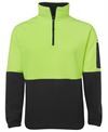 Hi Vis 1/2 Zip Polar Fleece