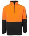 Hi Vis 1/2 Zip Polar Fleece