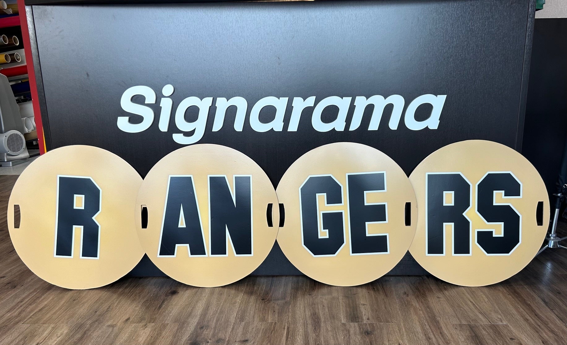 Cheer Competition Signs for the Parkland Florida Rangers