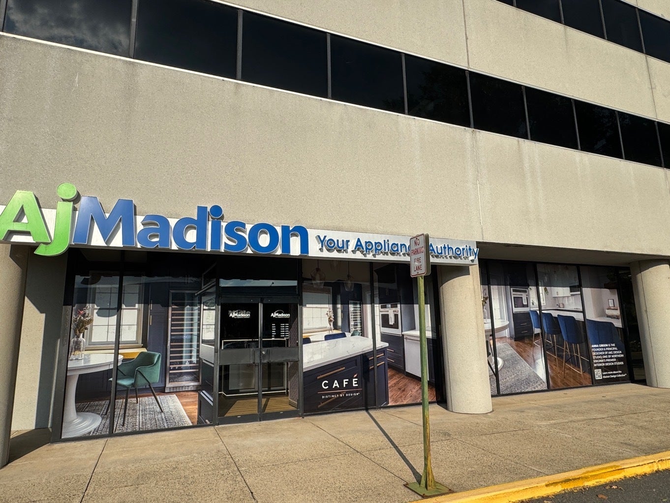Window Refresh at AJ Madison Tysons Corner by Signarama Tysons Corner Featured Ahead of Fox News DC Segment