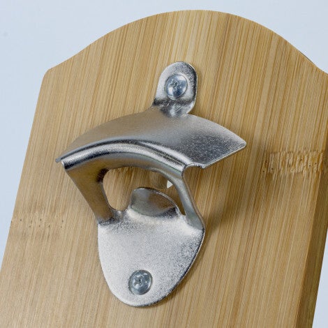 NATURA Bamboo Wall Mounted Bottle Opener