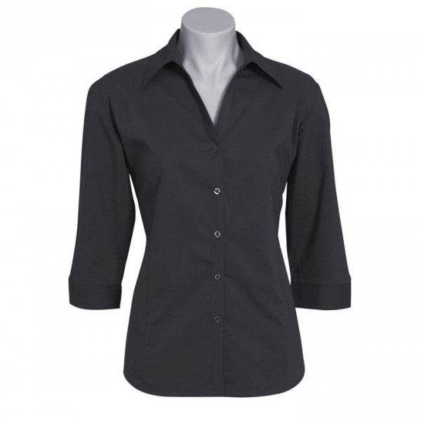 Custom Ladies Metro 3/4 Sleeve Shirt